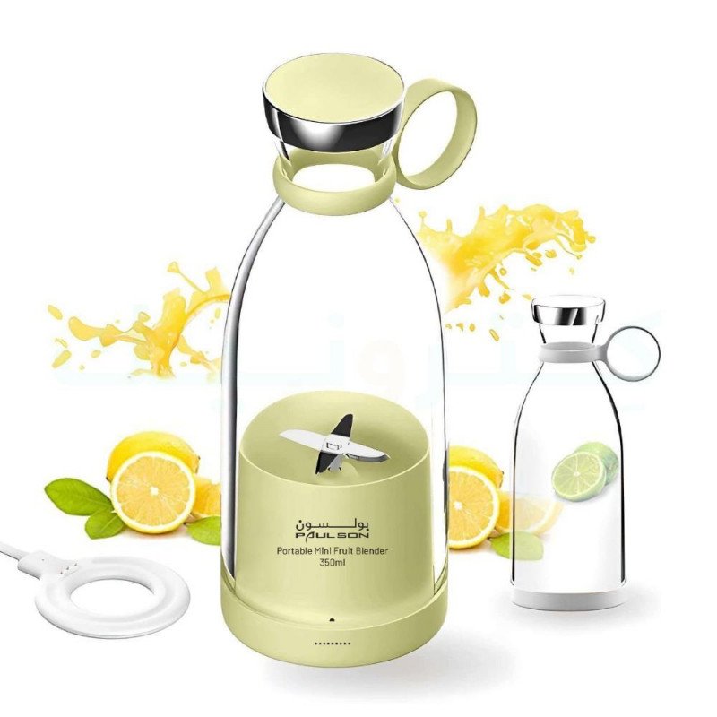 خلاط محمول ولاسلكي 350مل مزود ببطارية تشحن بمنفذ USB من بولسون - الصورة 2
