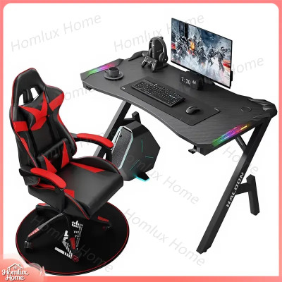 Gaming Desk & Chair Set with RGB LED