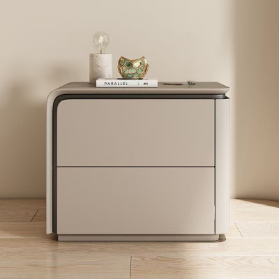 solid wood nightstand