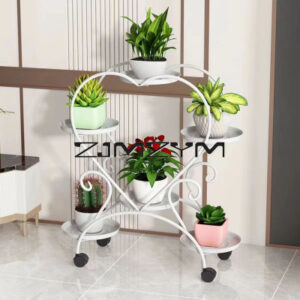 5/6/9-Tier Metal Plant Rack Stand – Potted Flower Shelf for Indoor & Outdoor Garden